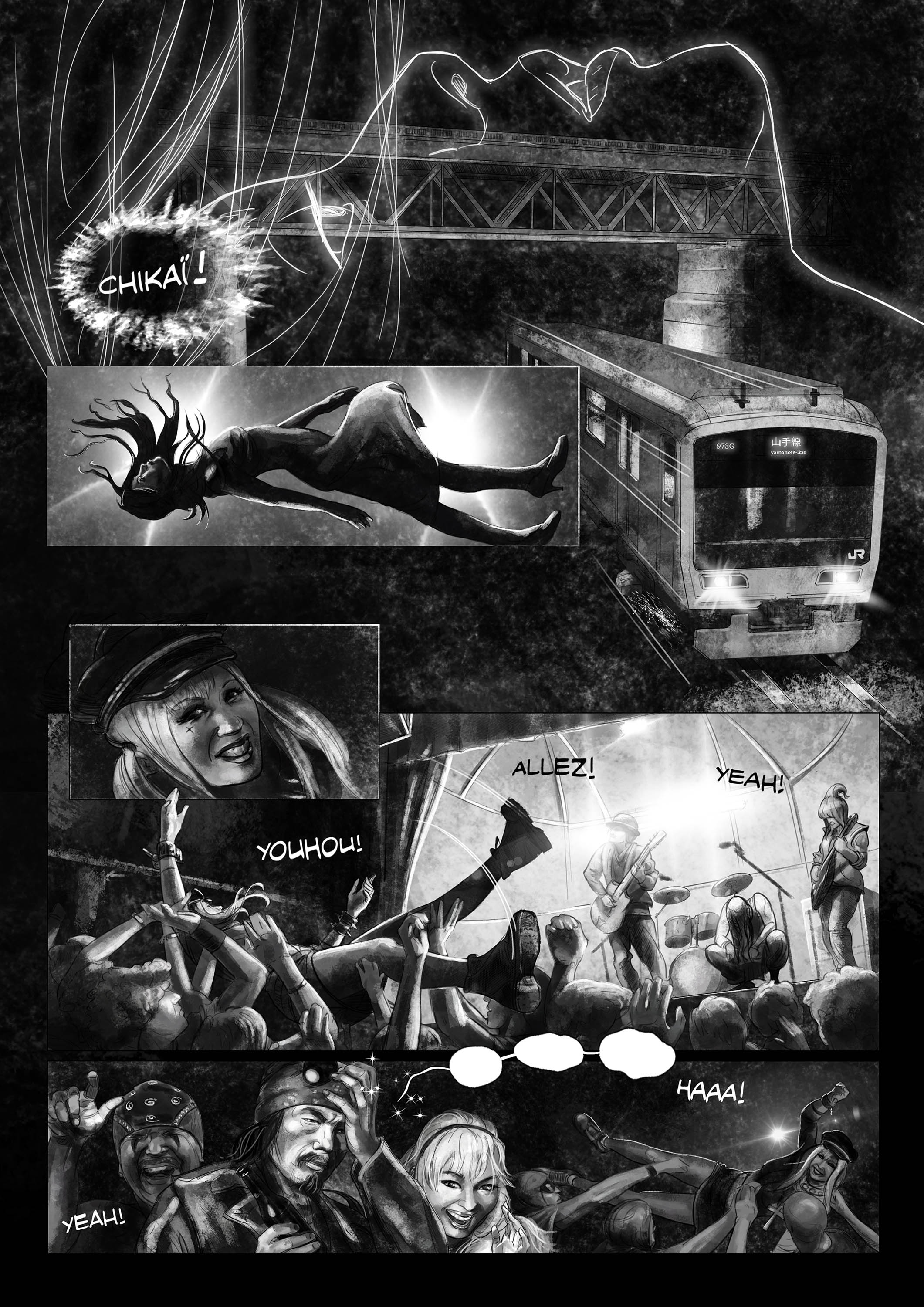 Christophe Esquerré - Planche n°1 - bande dessinée- Toulouse