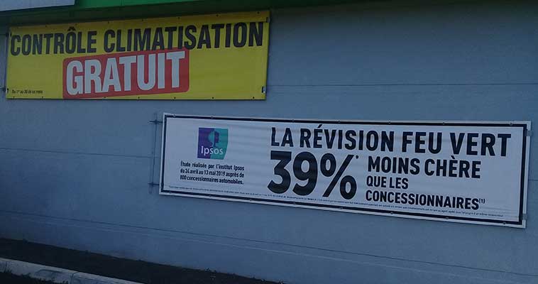 10 PANNEAUX AKYLUX, 60x80, 4 œillets recto maquette offerte livraison 0€ à seulement 88 euros