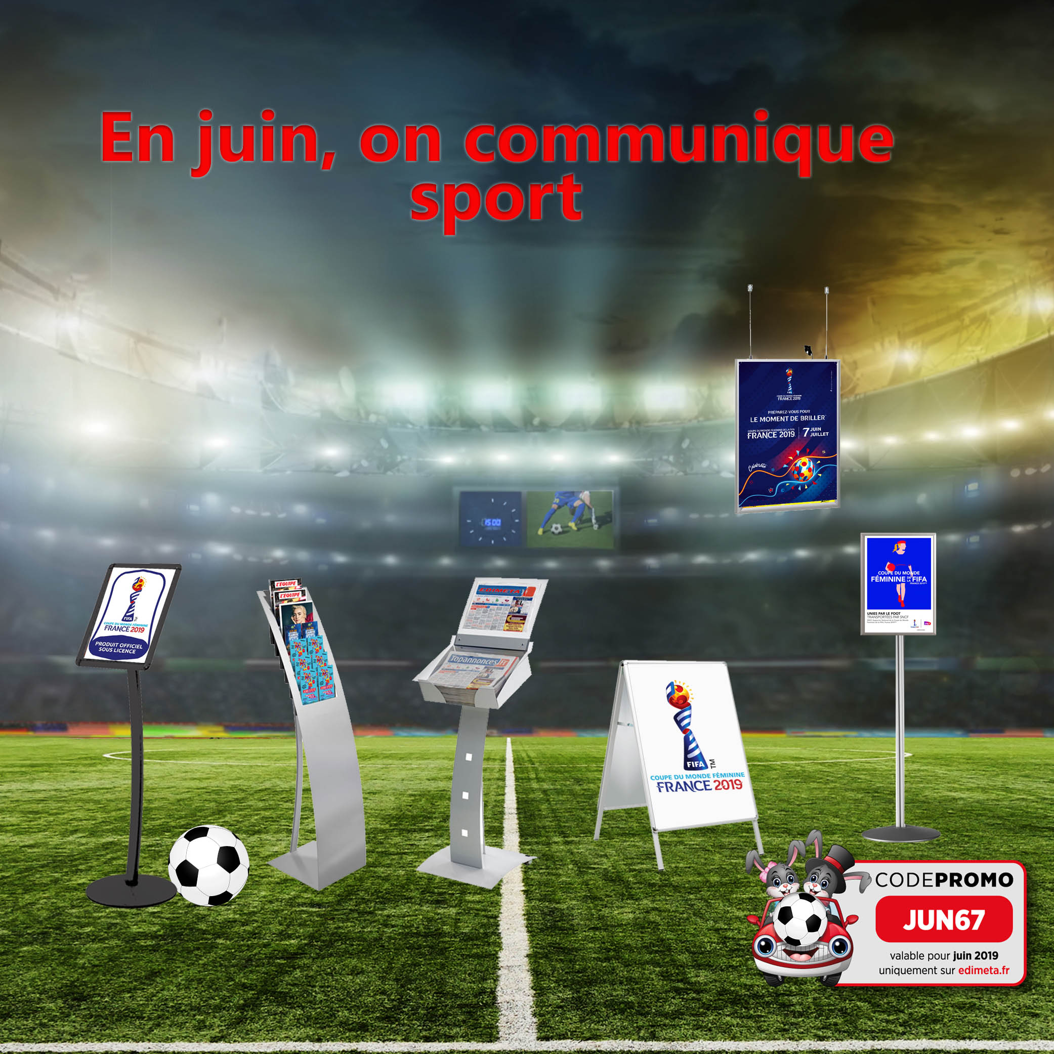Edimeta - Edimeta soutient l’équipe de France et communique sport !!