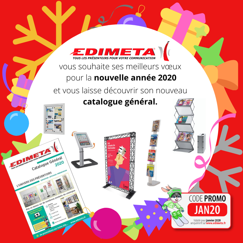 Edimeta - Edimeta vous souhaite ses meilleurs voeux 2020 !